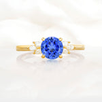 SR11590 Sapphire Ring - Yellow-Gold
