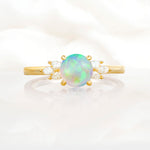 SR11590 Fire Opal Ring - Additional view