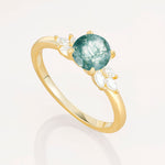 SR11590 Moss Agate Ring - Additional view