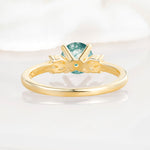 SR11590 Moss Agate Ring - Additional view