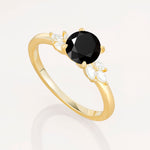 SR11590 Black Onyx Ring - Additional view