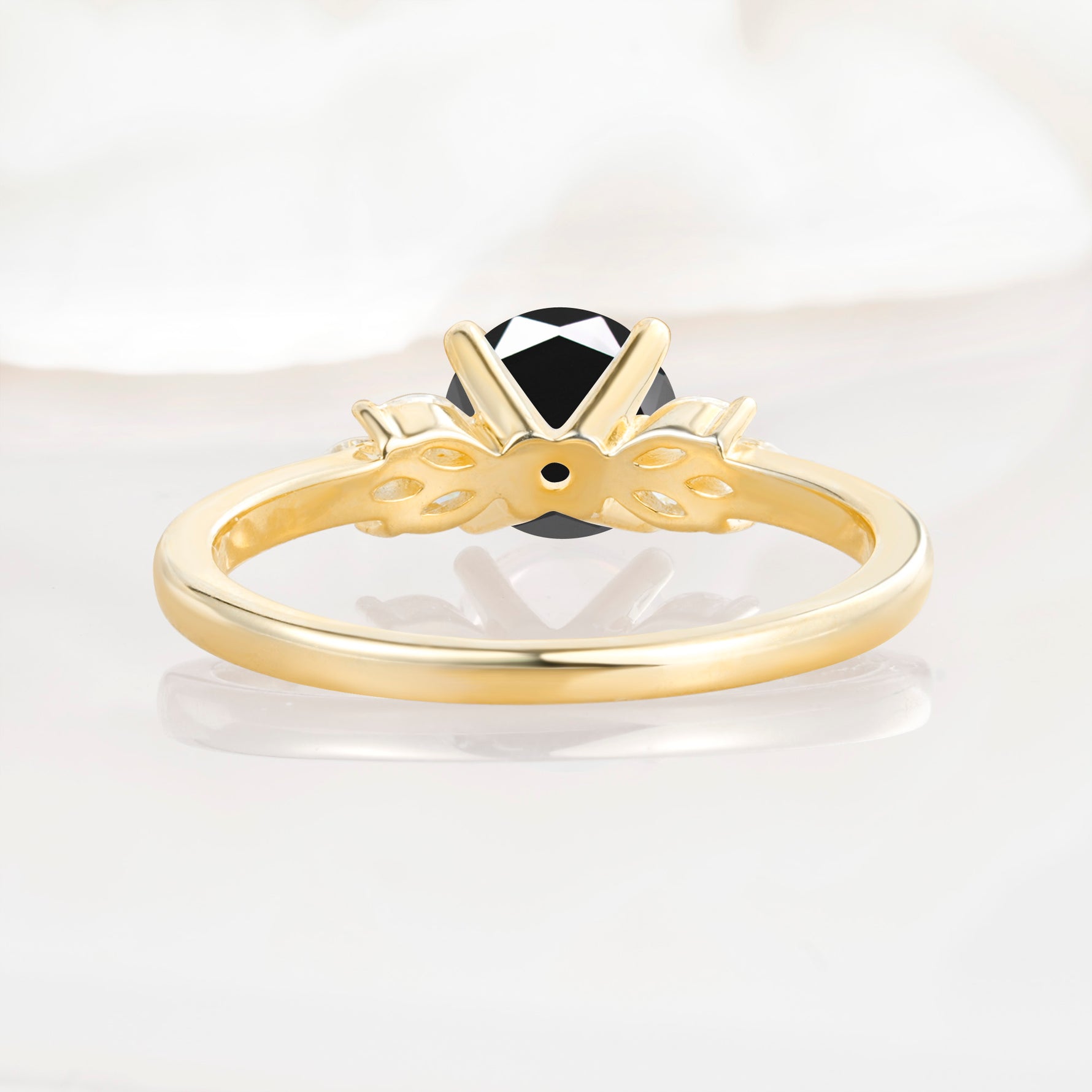 SR11590 Black Onyx Ring - Additional view
