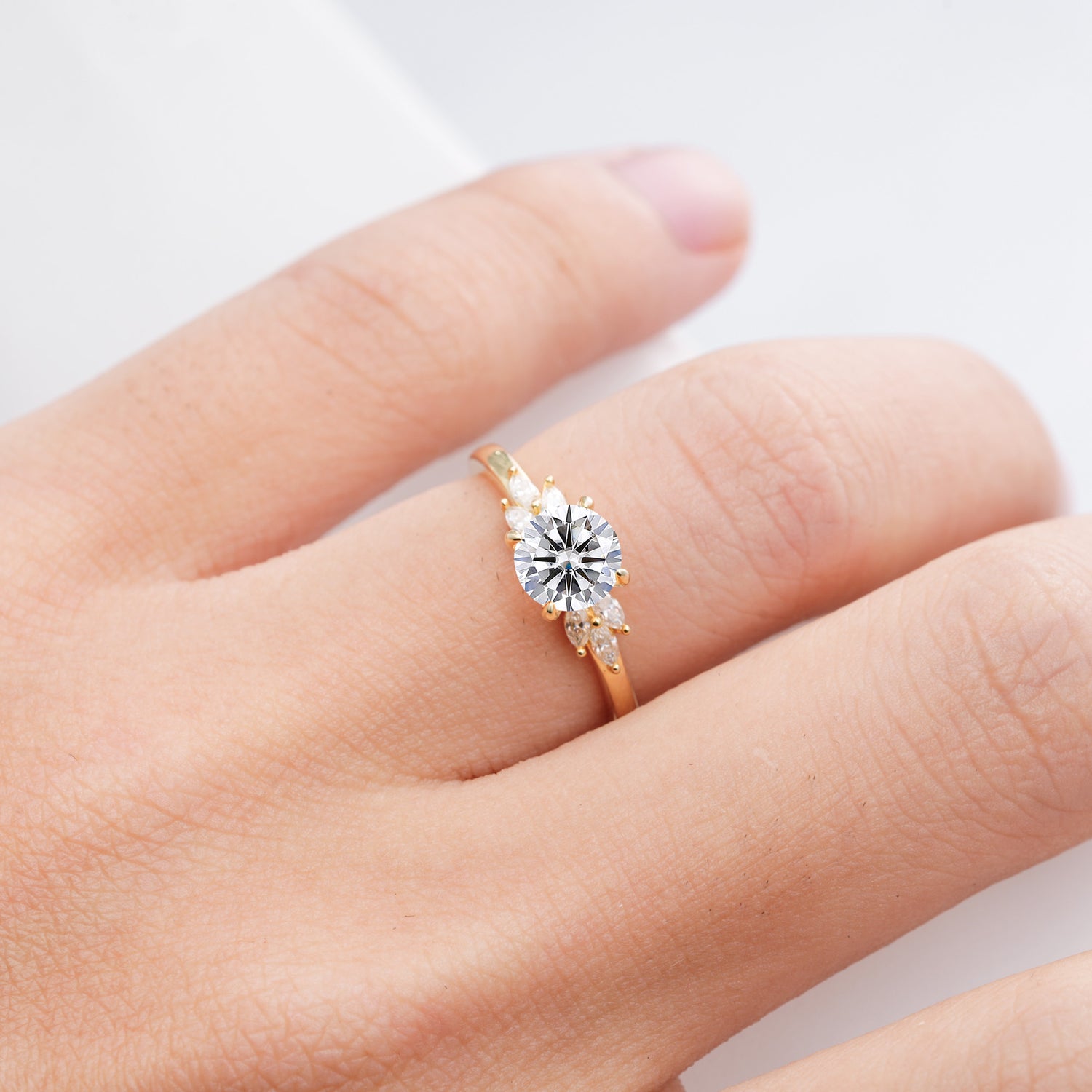 SR11590 Lab Diamond Ring - Rose-Gold
