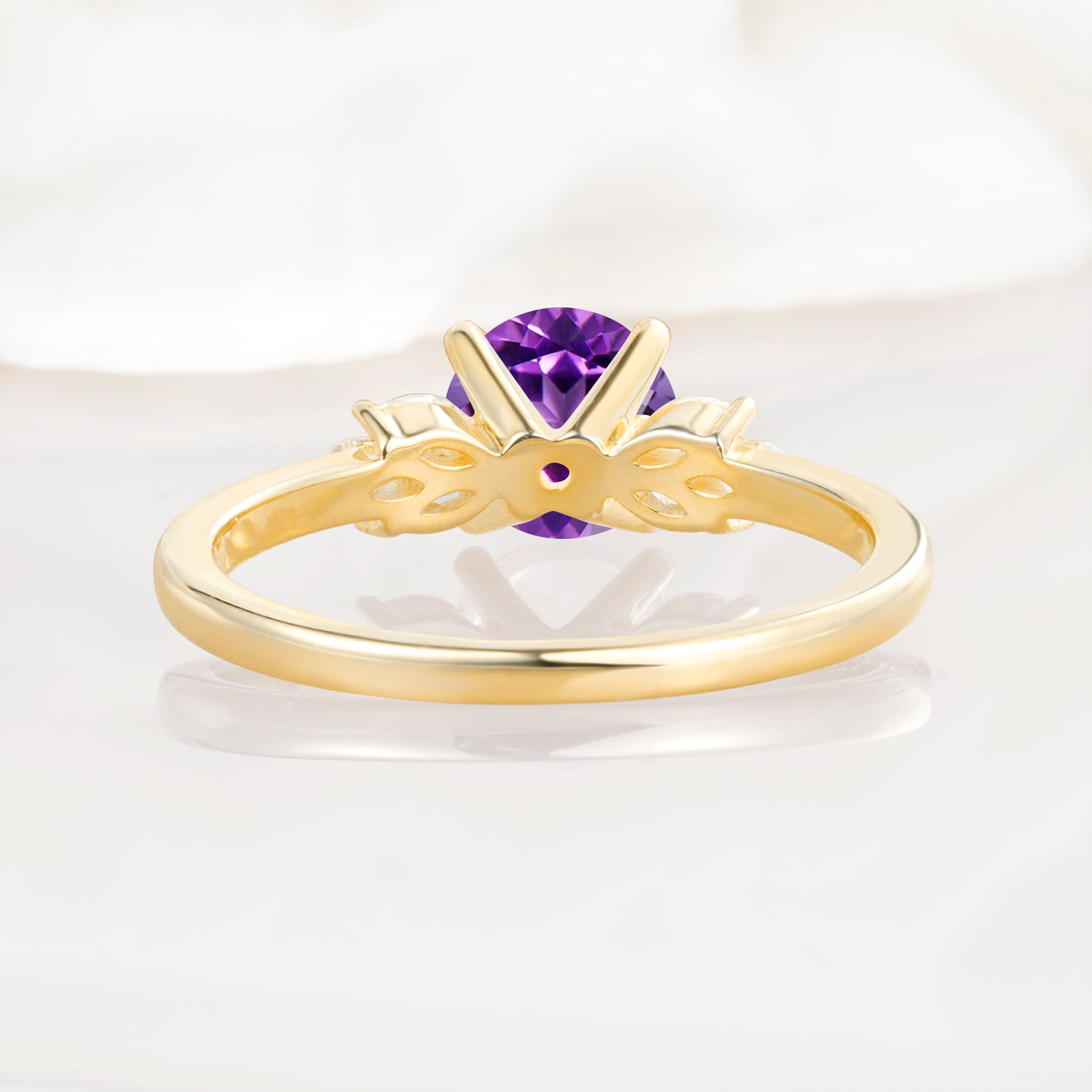 SR11590 Amethyst Ring - Additional view
