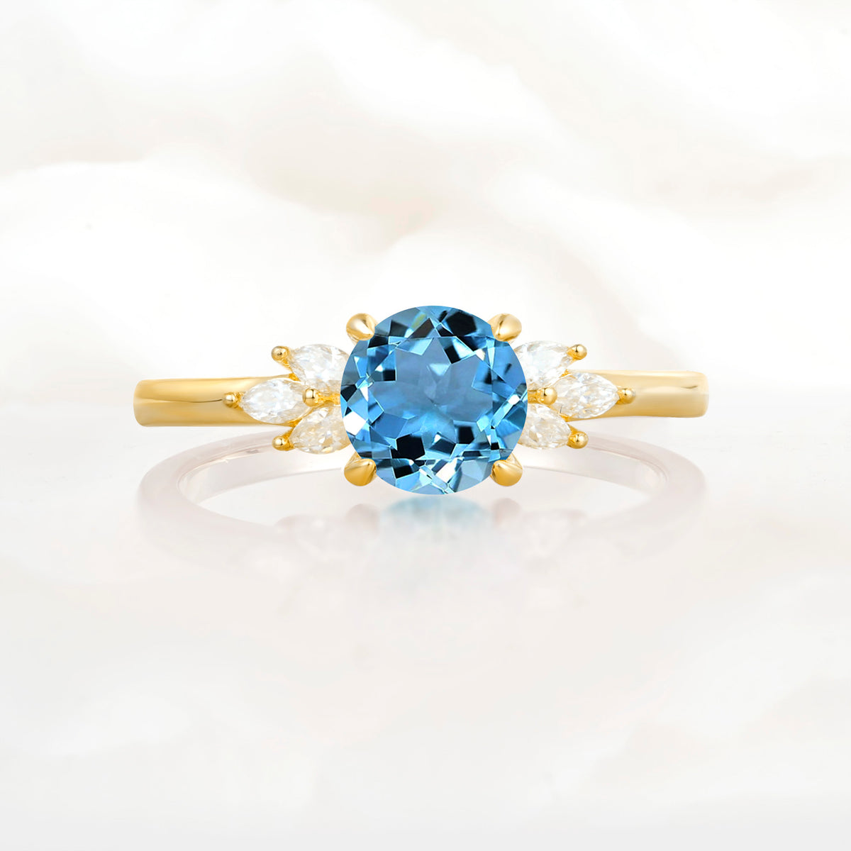 SR11590 Aquamarine Ring - Additional view