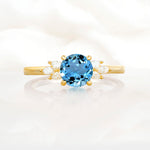 SR11590 Aquamarine Ring - Additional view