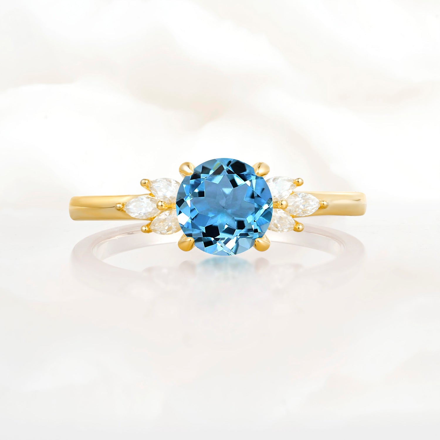 SR11590 Aquamarine Ring - Additional view