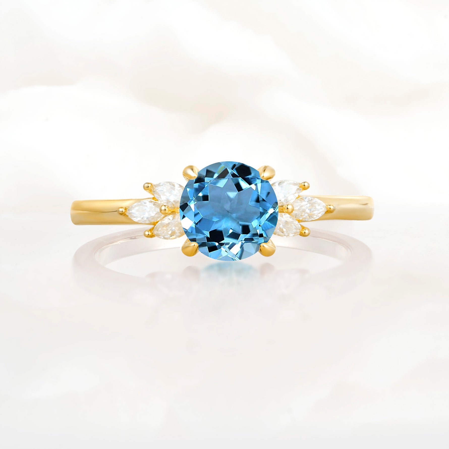 SR11590 Aquamarine Ring - Additional view