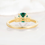 SR11590 Emerald Ring - Additional view