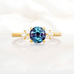 SR11590 Alexandrite Ring - Yellow-Gold