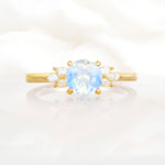 SR11590 Moonstone Ring - Yellow-Gold