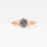 SR11911 Black Rutilated Quartz Ring - Additional view