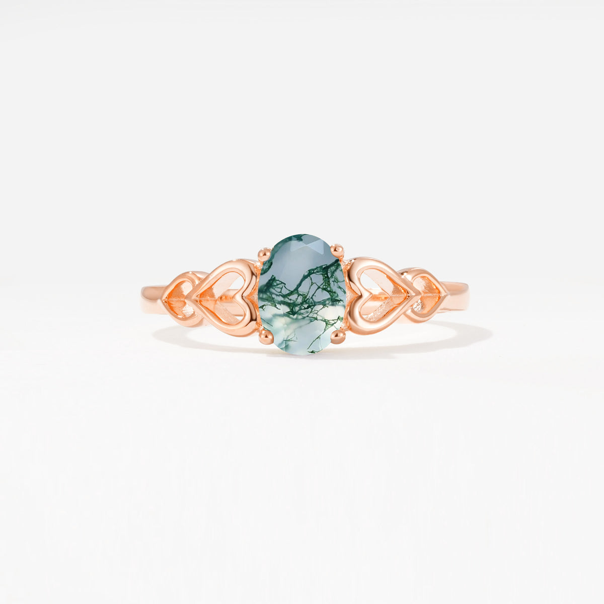 SR11911 Moss Agate Ring - Additional view