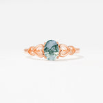 SR11911 Moss Agate Ring - Additional view
