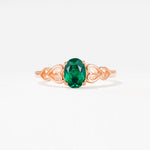 SR11911 Emerald Ring - Additional view