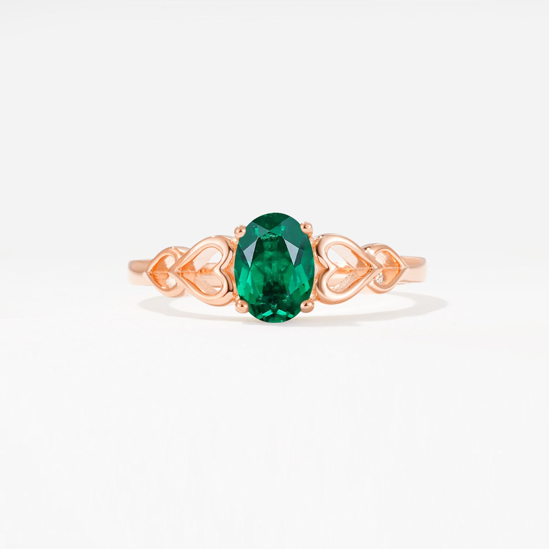 SR11911 Emerald Ring - Additional view