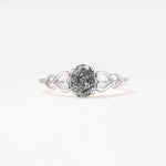 SR11911 Black Rutilated Quartz Ring - Additional view