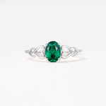 SR11911 Emerald Ring - Additional view