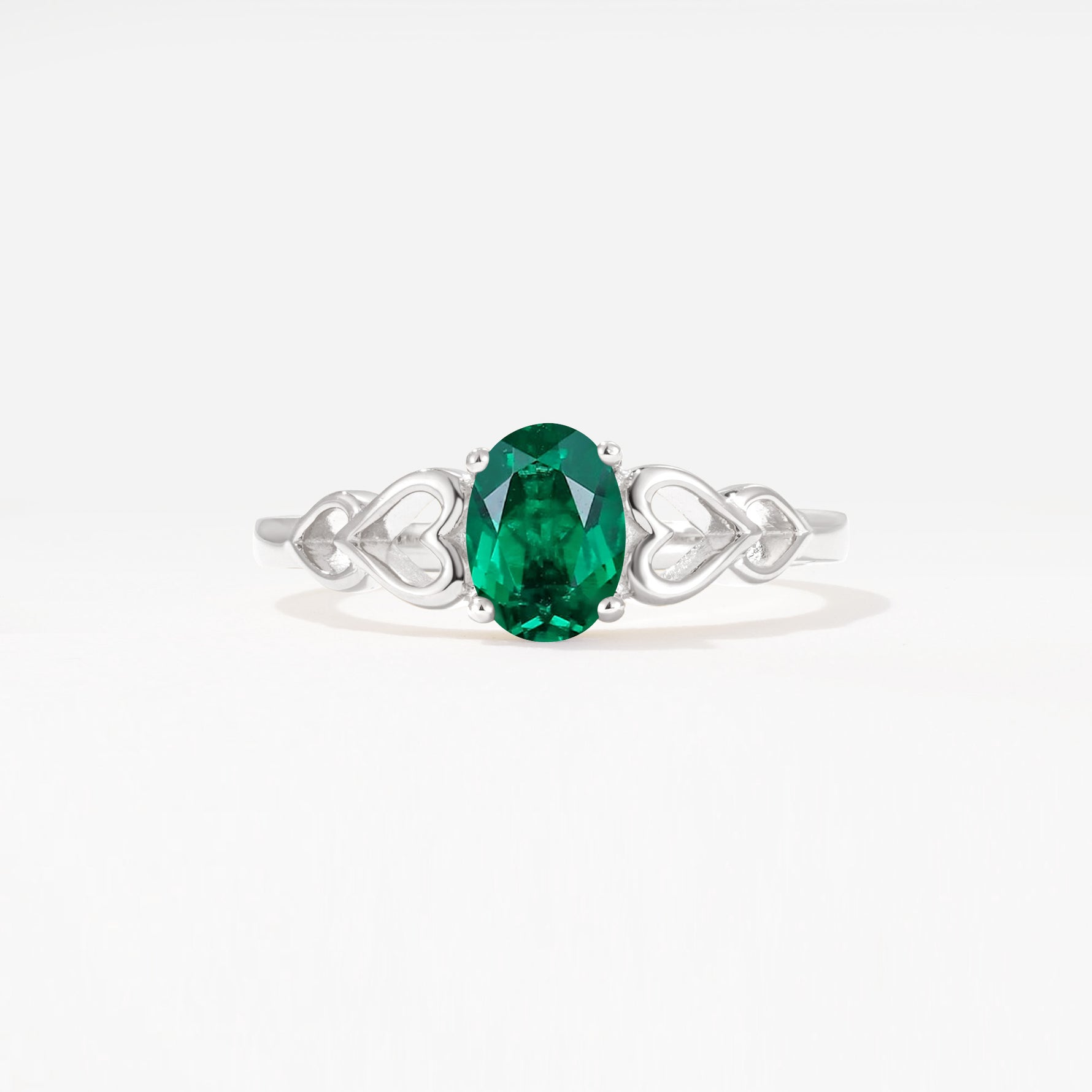 SR11911 Emerald Ring - Additional view