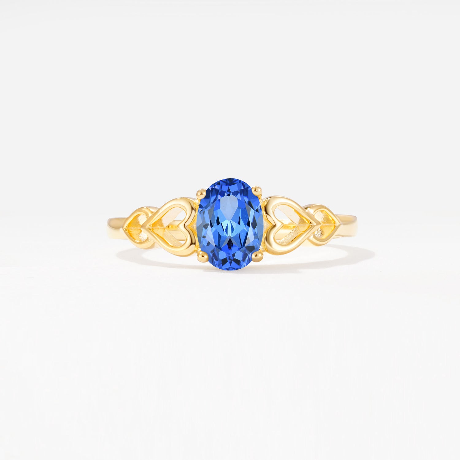 SR11911 Sapphire Ring - Yellow-Gold