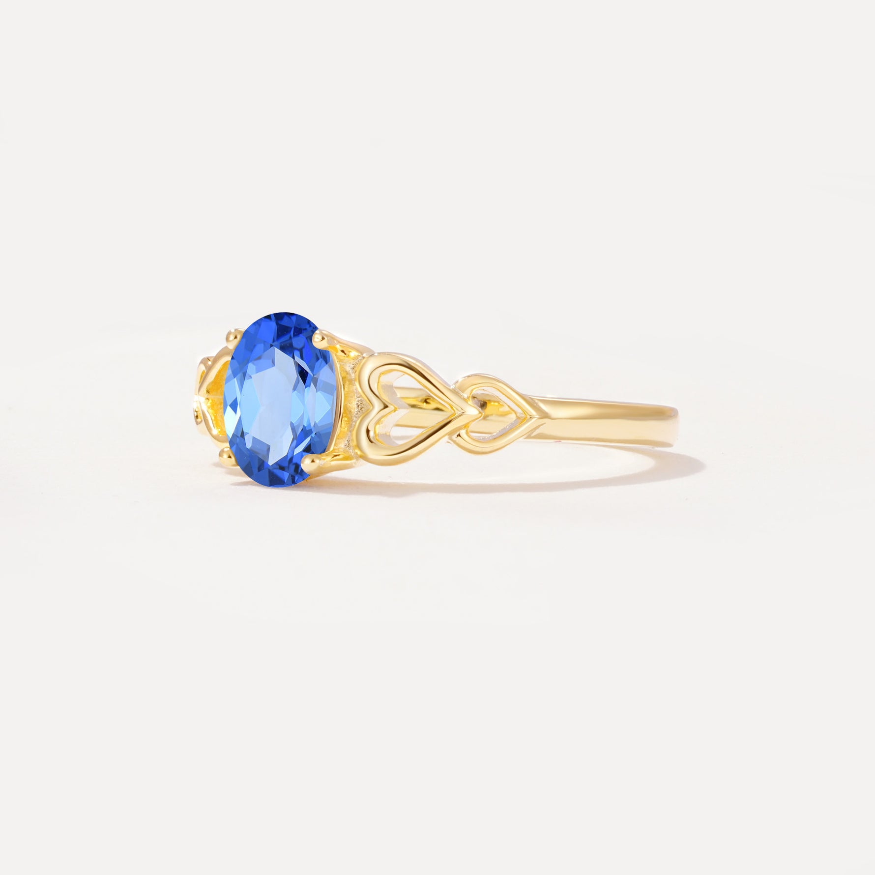 SR11911 Sapphire Ring - White-Gold