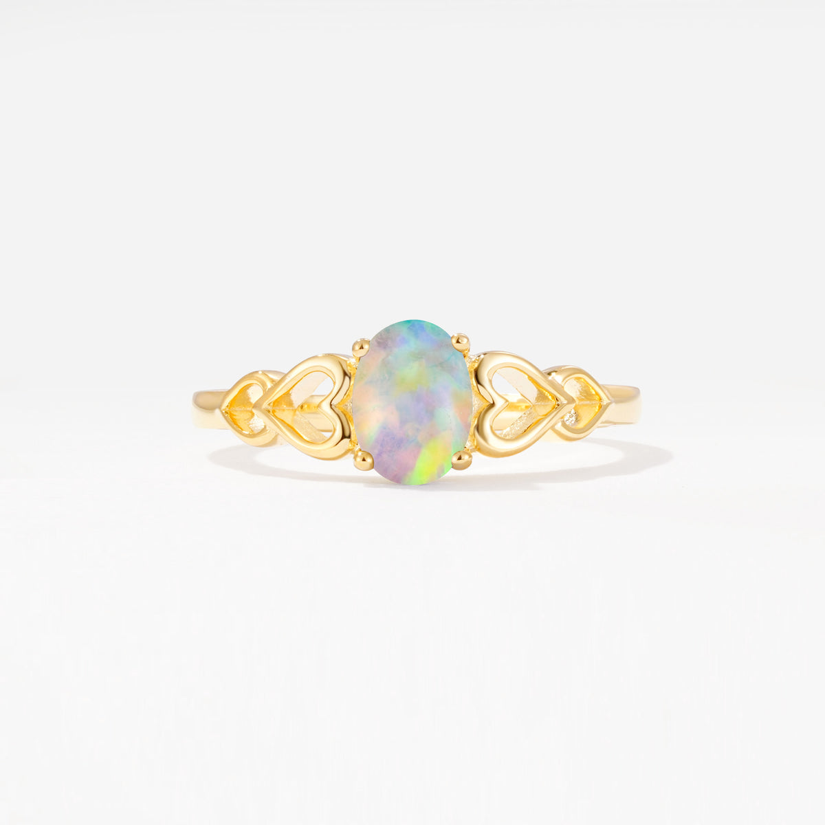 SR11911 Fire Opal Ring - Additional view