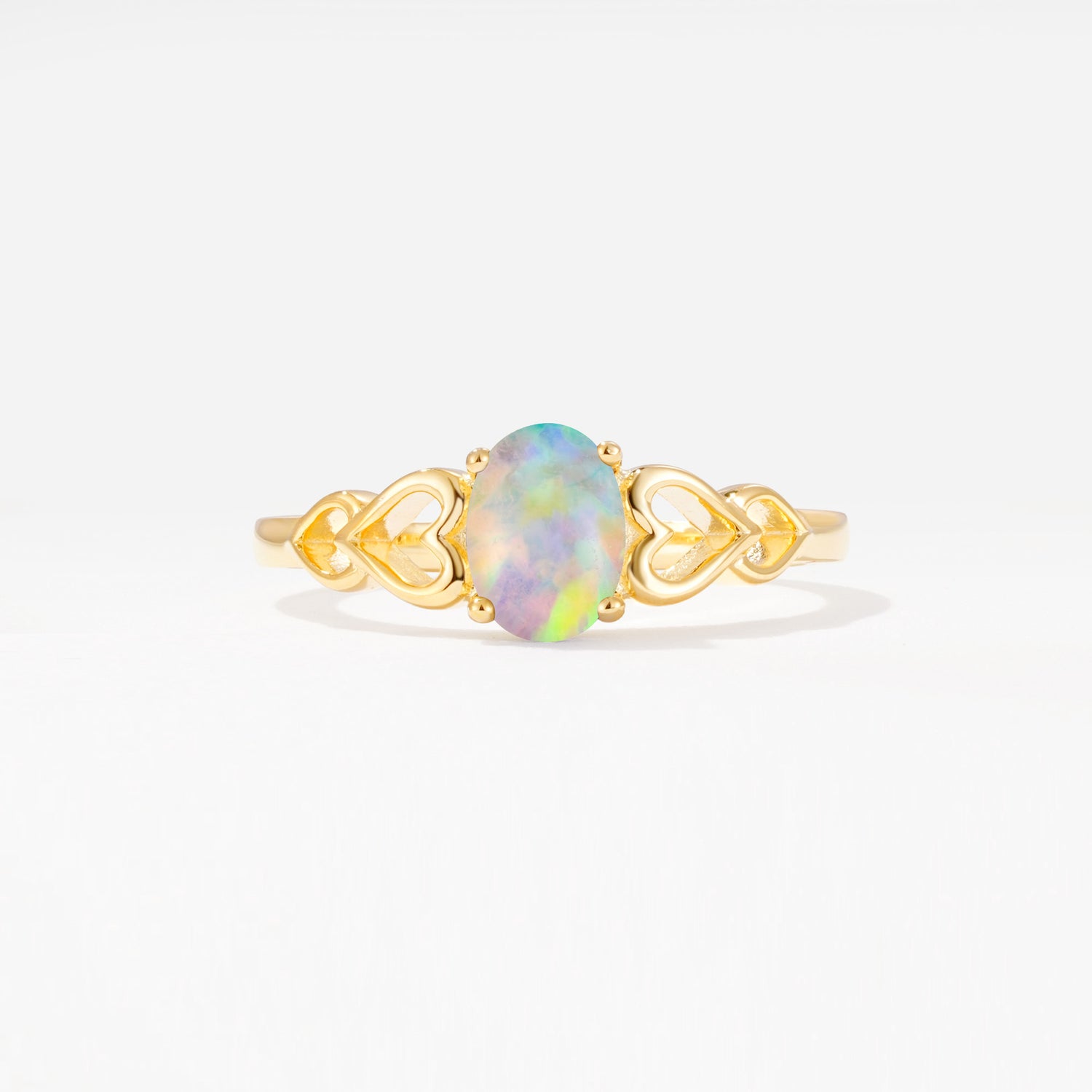 SR11911 Fire Opal Ring - Additional view