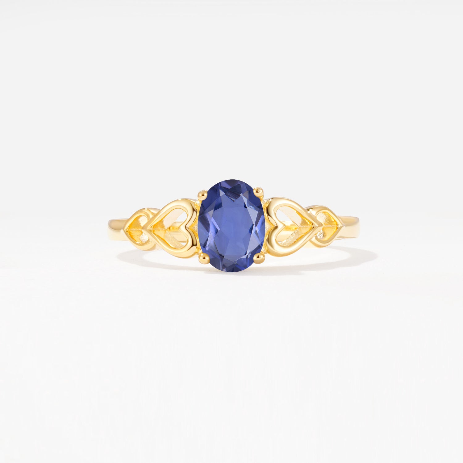 SR11911 Tanzanite Ring - Yellow-Gold