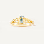 SR11911 Moss Agate Ring - Additional view