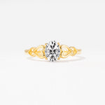 SR11911 Lab Diamond Ring - Yellow-Gold