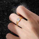 SR11911 Lab Diamond Ring - Rose-Gold