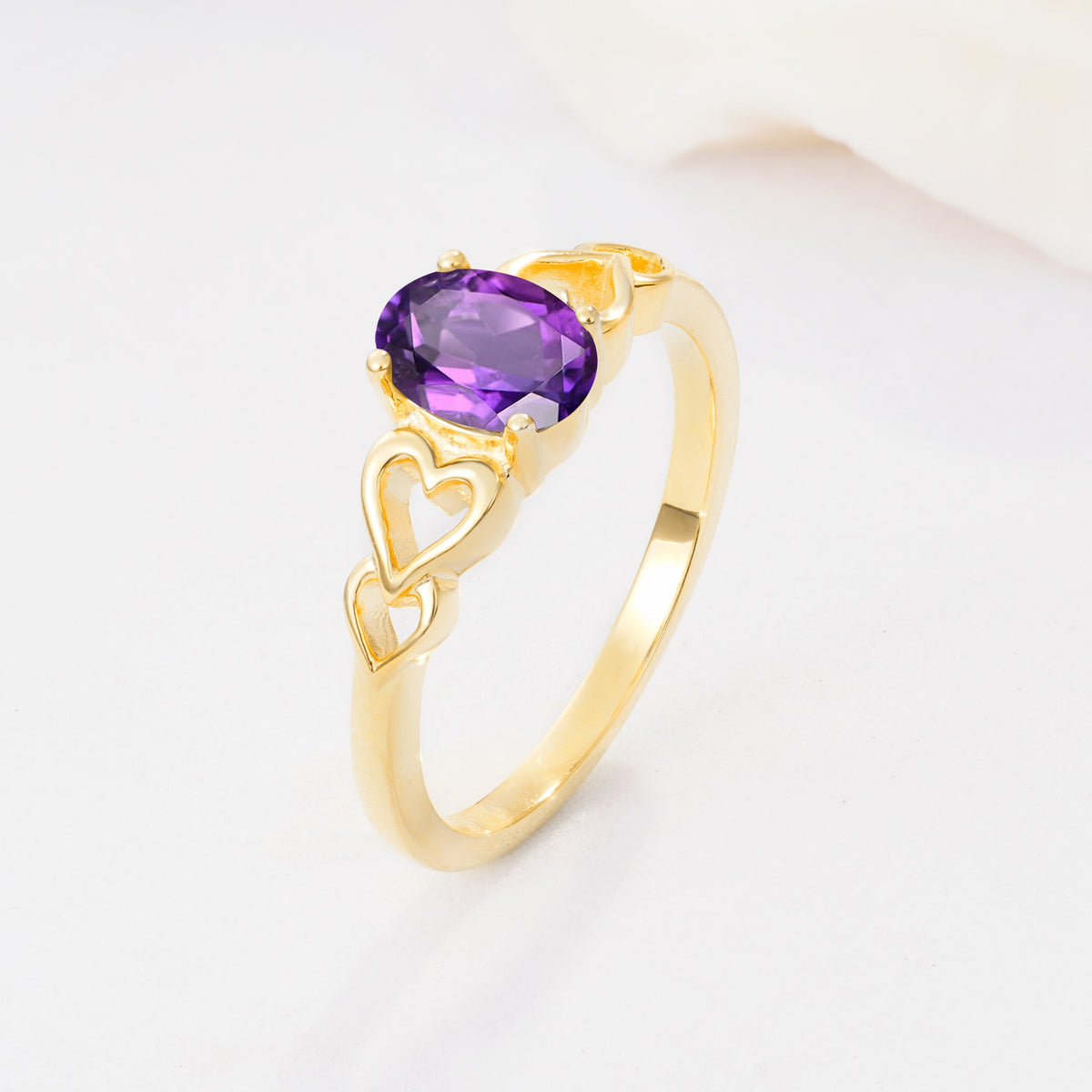 SR11911 Amethyst Ring - Additional view