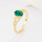 SR11911 Emerald Ring - Additional view