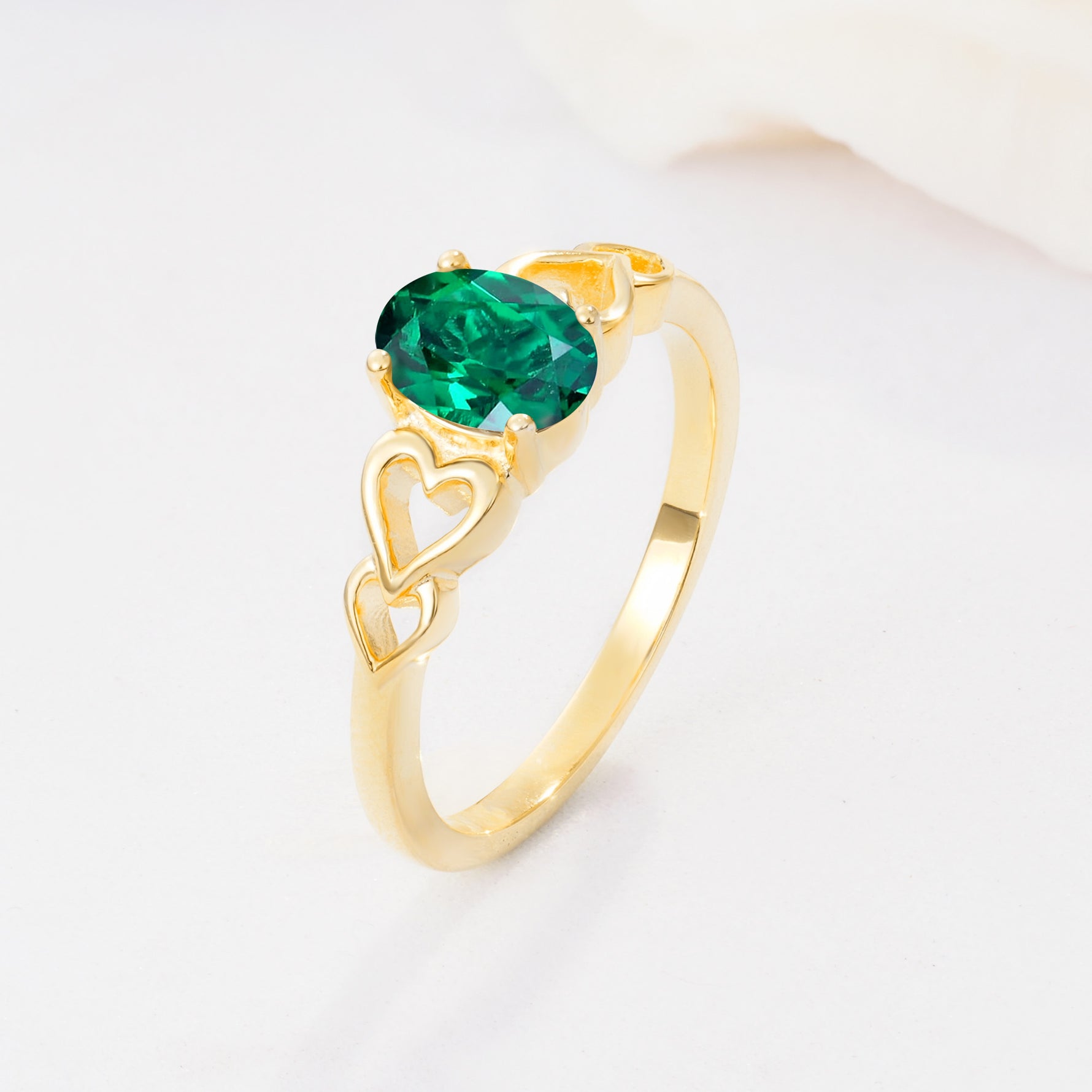 SR11911 Emerald Ring - Additional view