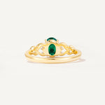 SR11911 Emerald Ring - Additional view