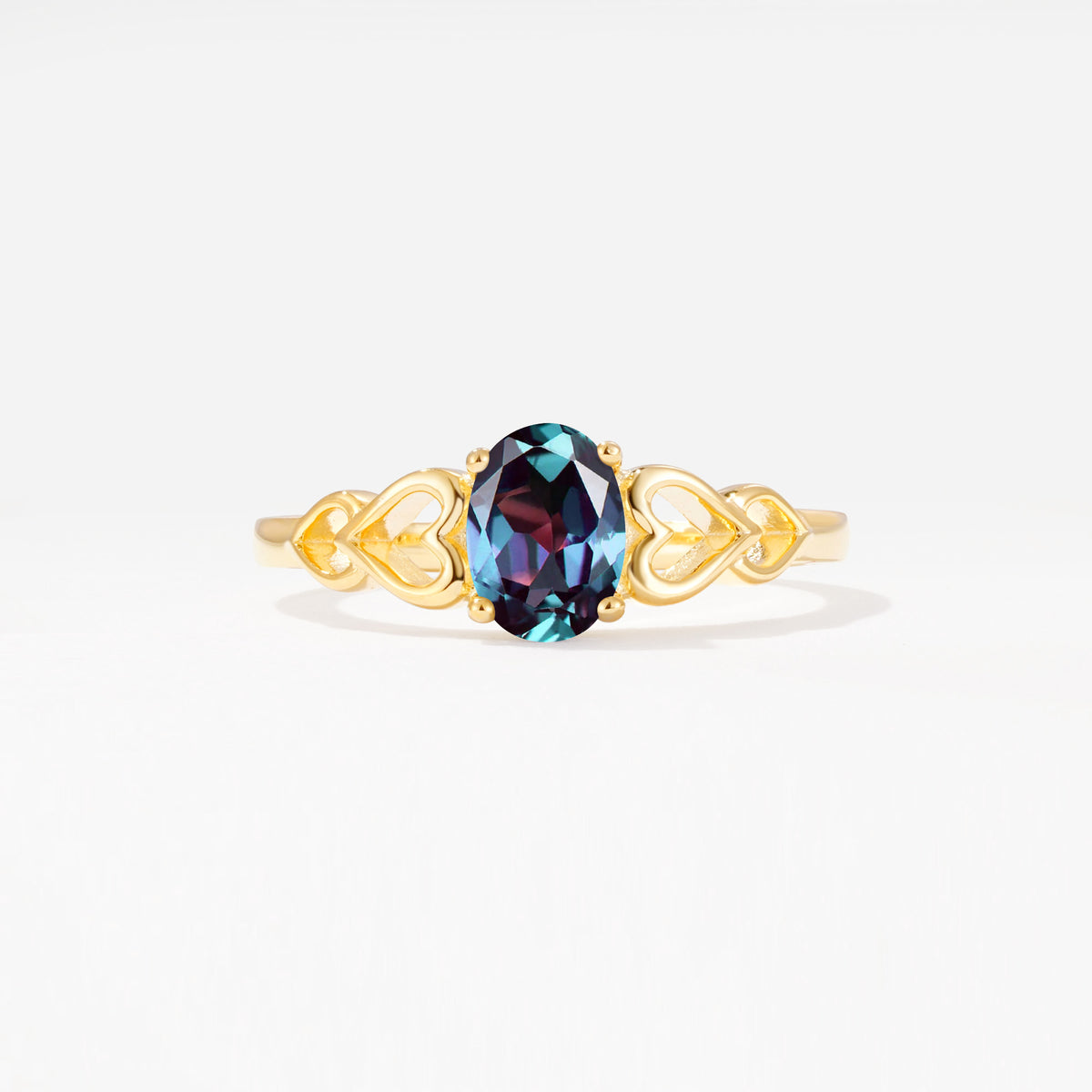 SR11911 Alexandrite Ring - Yellow-Gold