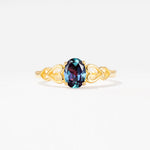 SR11911 Alexandrite Ring - Yellow-Gold