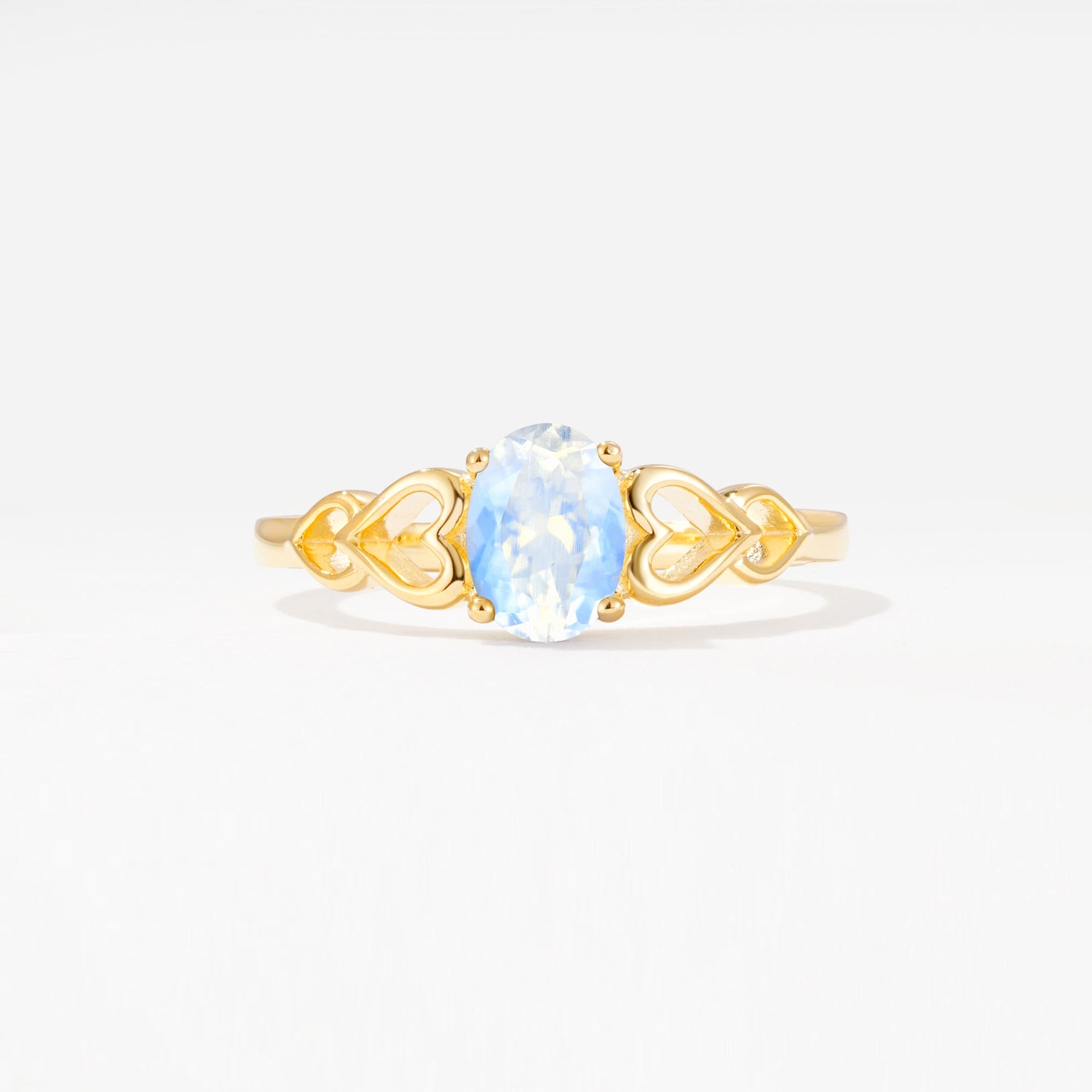SR11911 Moonstone Ring - Yellow-Gold