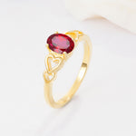 SR11911 Ruby Ring - Additional view