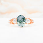 SR12462 Moss Agate Ring - Additional view