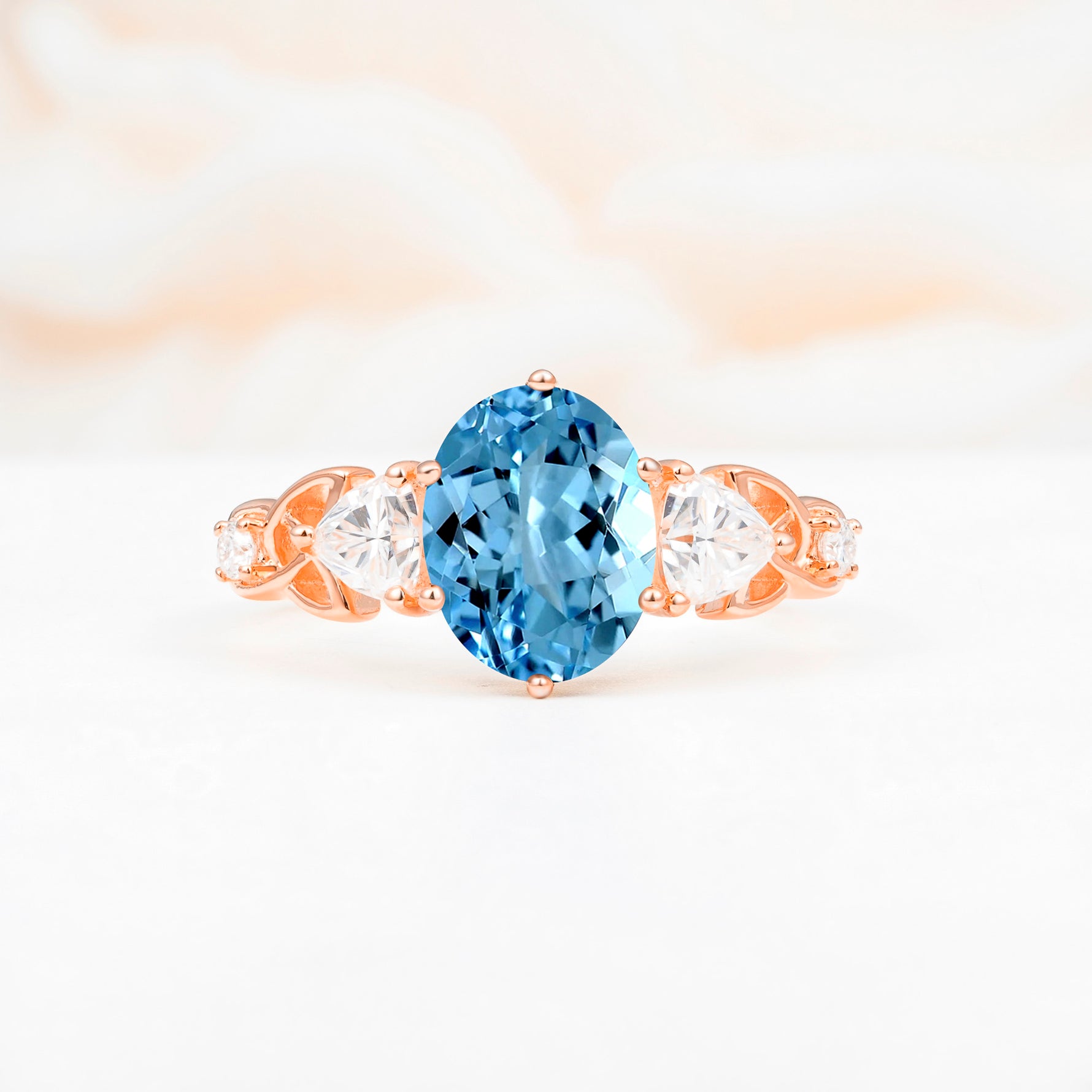 SR12462 Aquamarine Ring - Additional view