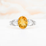 SR12462 Citrine Ring - Additional view
