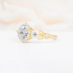 SR12462 Moissanite Ring - White-Gold