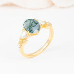 SR12462 Moss Agate Ring - Additional view