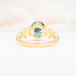 SR12462 Moss Agate Ring - Additional view
