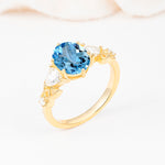 SR12462 Aquamarine Ring - Additional view