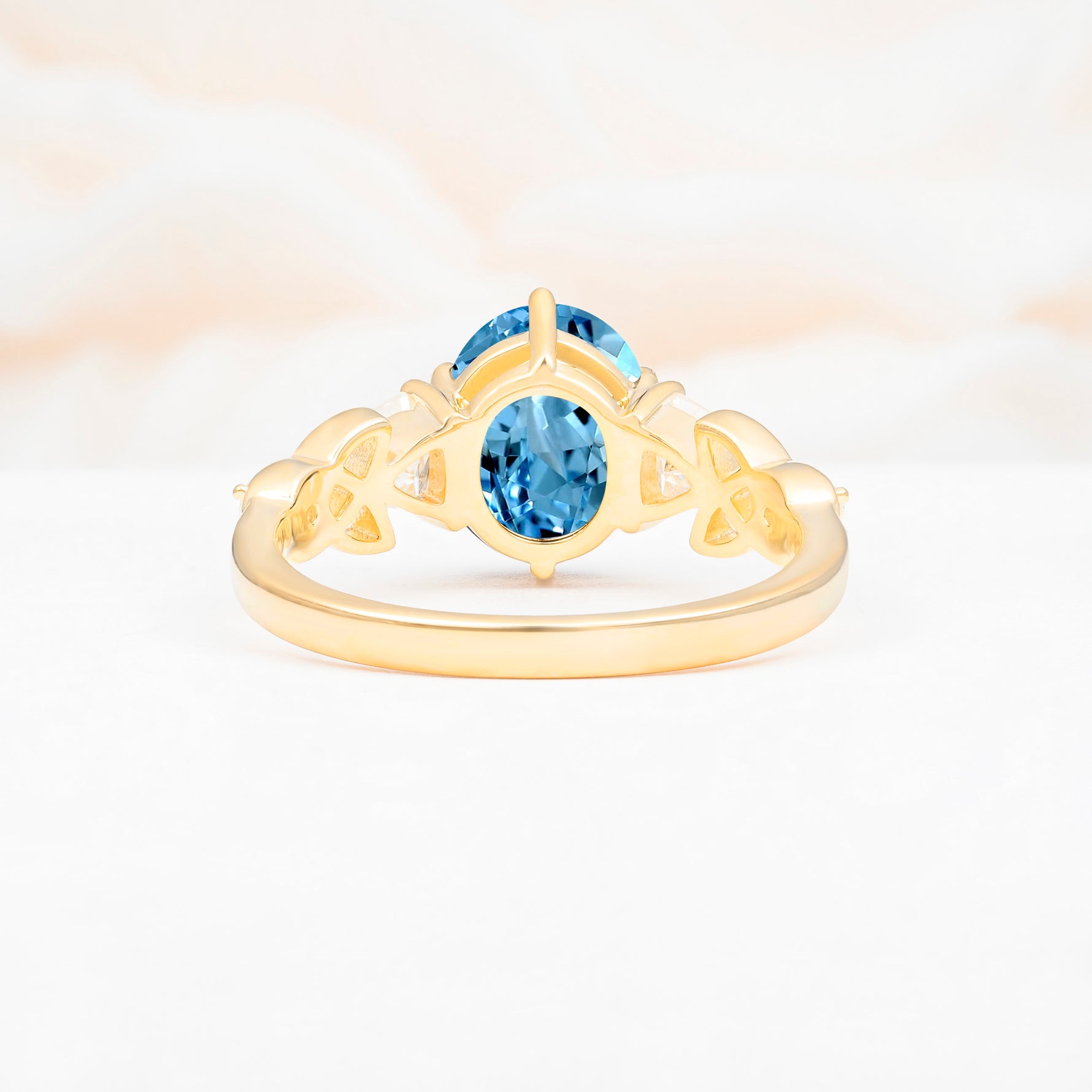SR12462 Aquamarine Ring - Additional view
