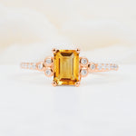 SR12519 Citrine Ring - Additional view