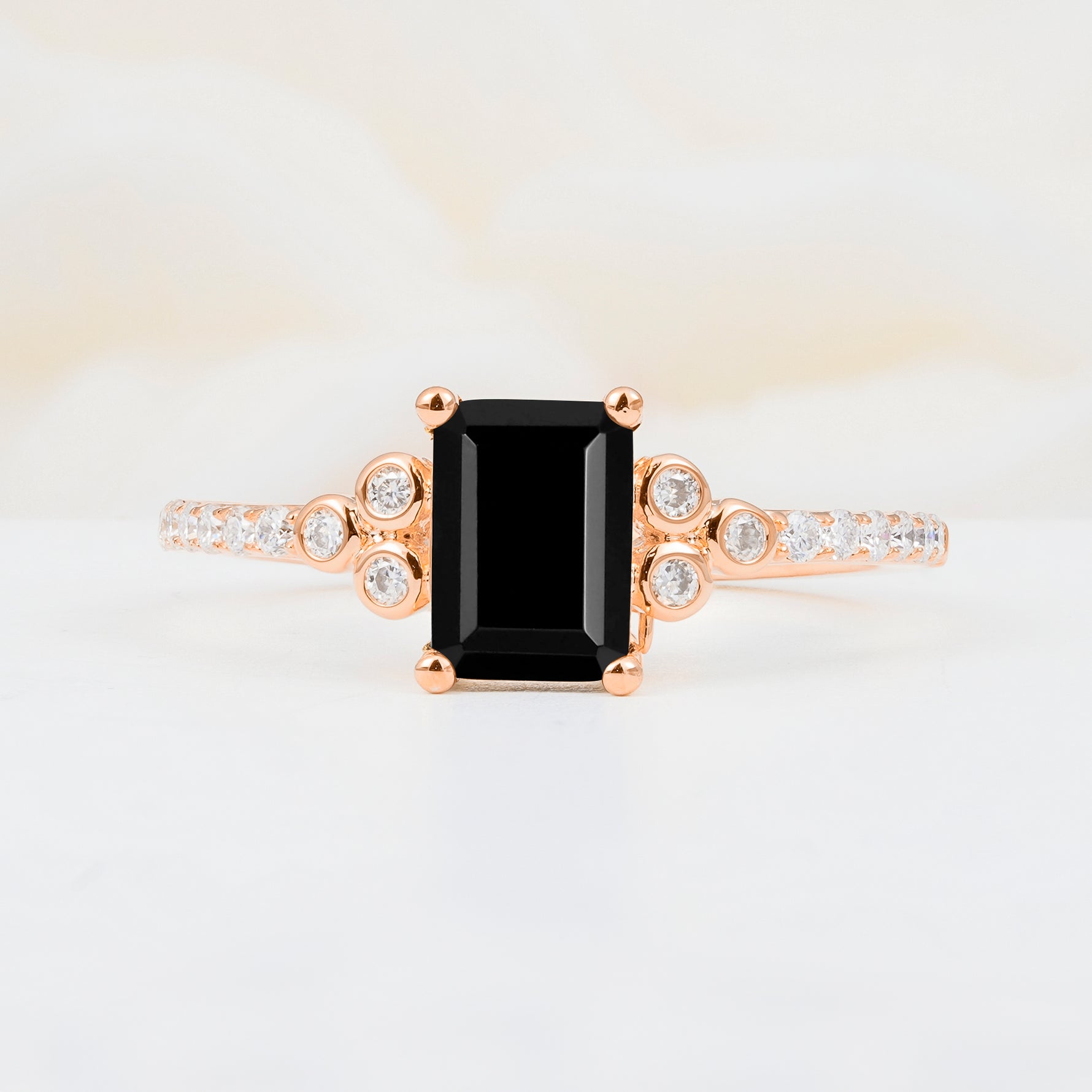 SR12519 Black Onyx Ring - Additional view