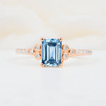 SR12519 Aquamarine Ring - Additional view